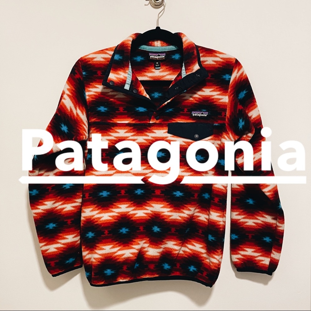 Patagonia Lightweight Synchilla Snap-T Fleece Pullover - Aztec